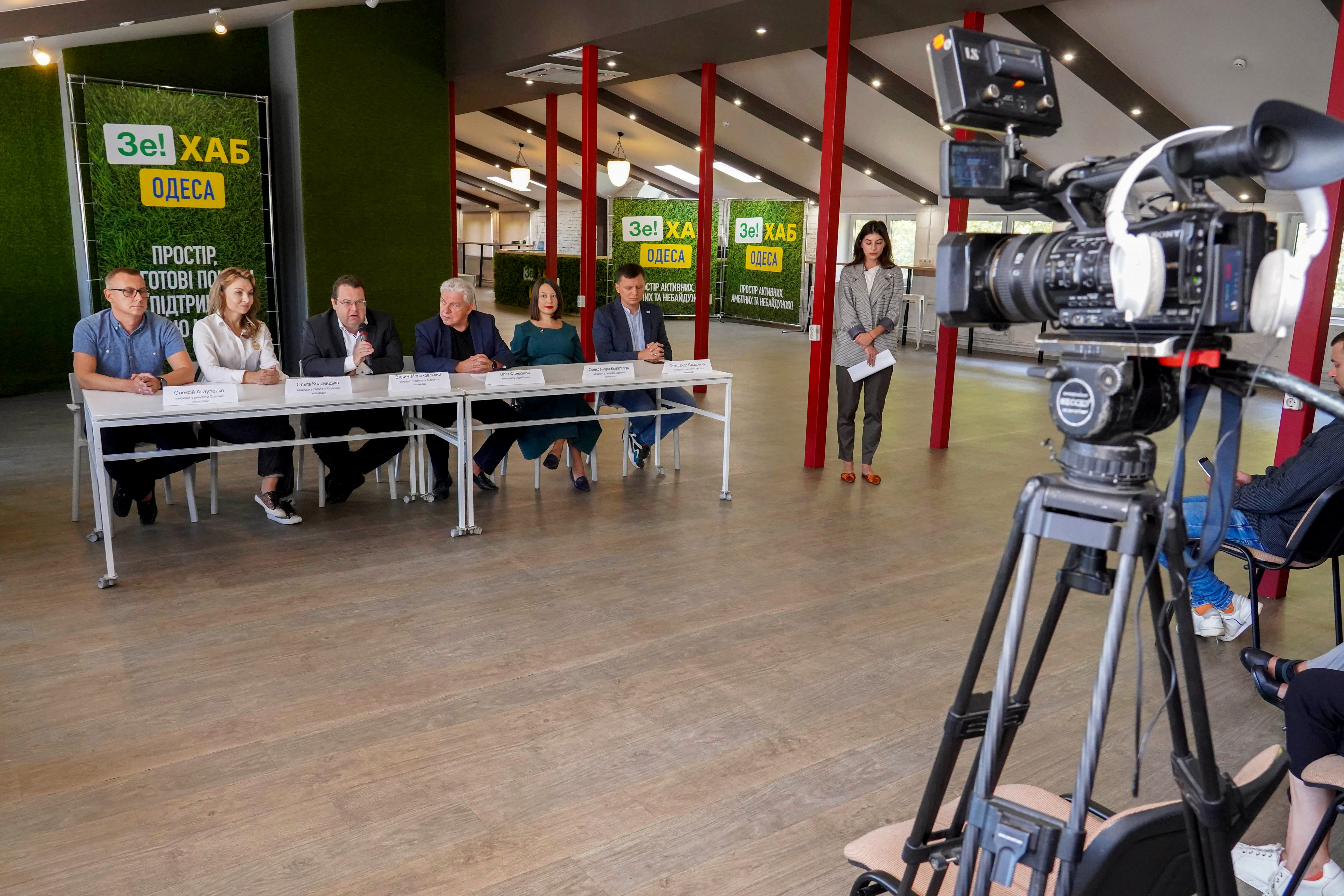 Кандидат в мэры Одессы Олег Филимонов представил свою команду и программу